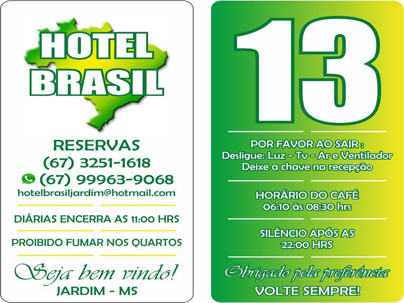 HOTEL BRASIL - JARDIM